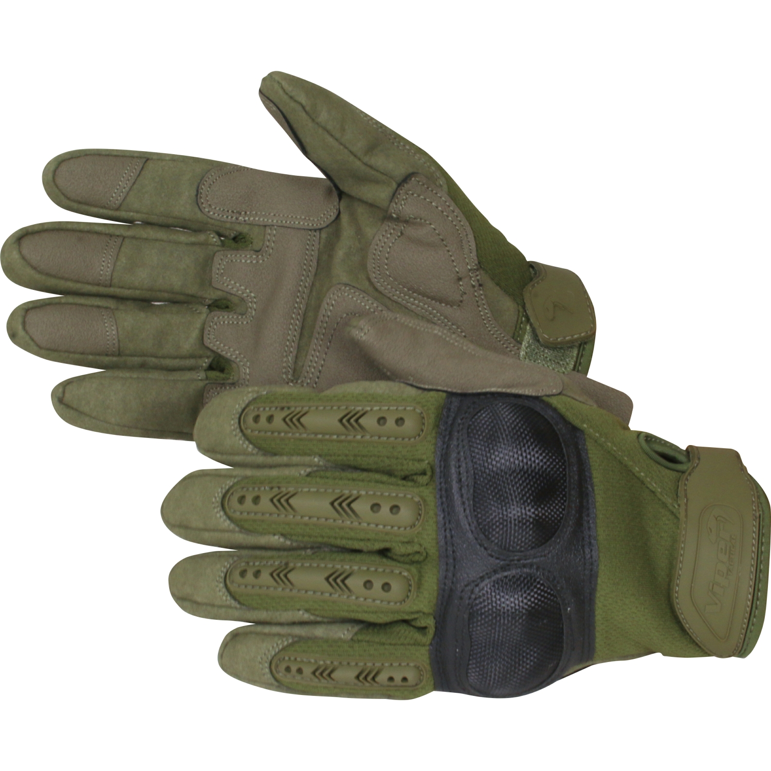 VIPER Tactical Venom guanto resistente Airsoft KIT SPORTIVO Verde Oliva Grigio