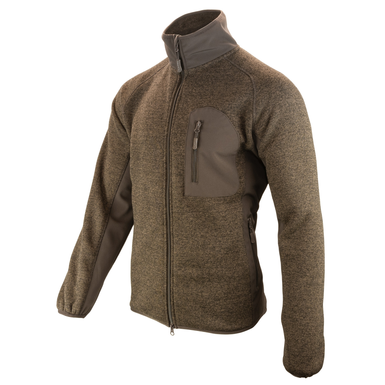 Jack Pyke Weardale Knitted Jacket Hunting Shooting Casual Fleece Top Green Brown - Picture 12 of 13