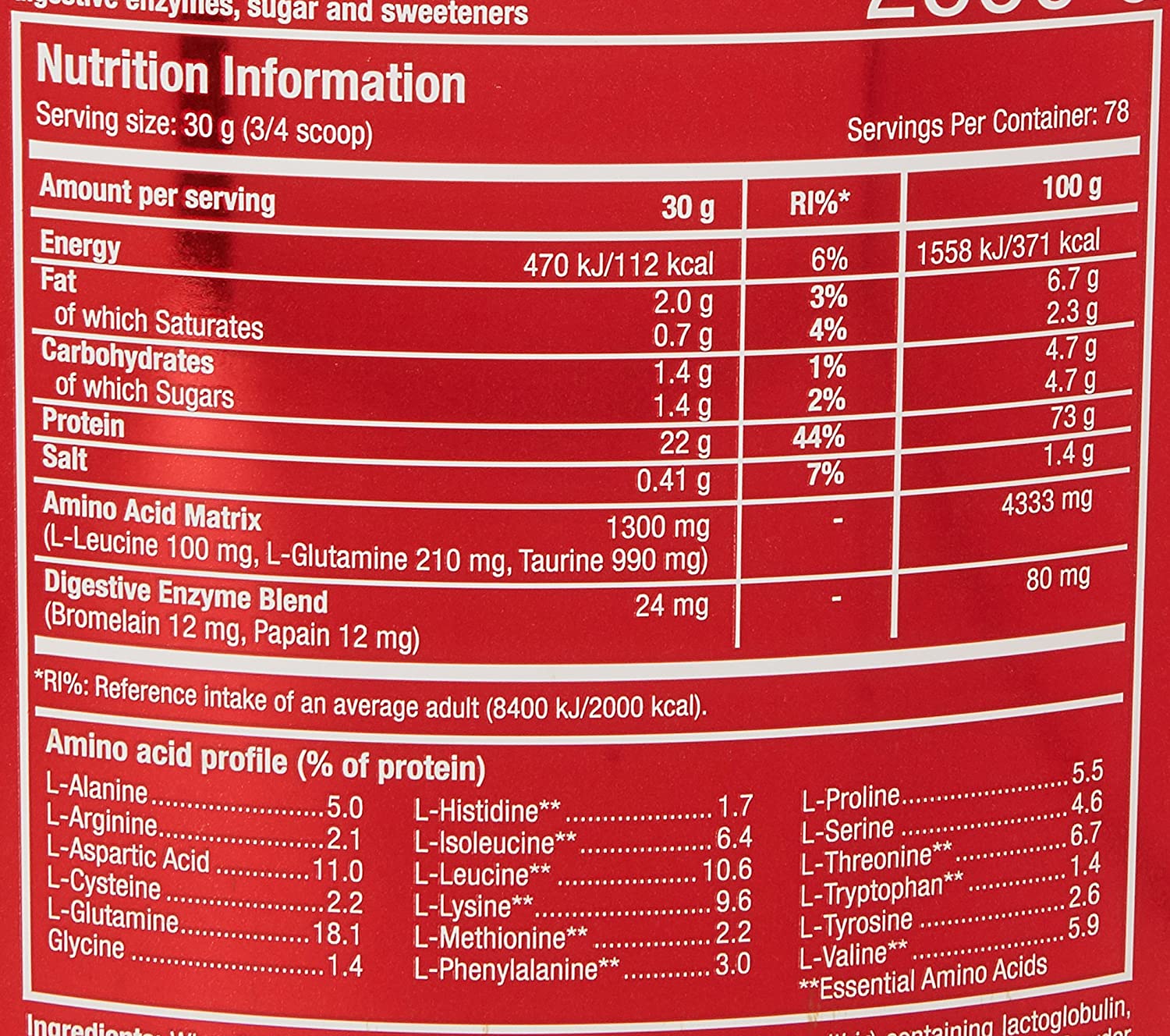 Scitec Nutrition 100 Whey Protein Professional 30g 500g 920g 2