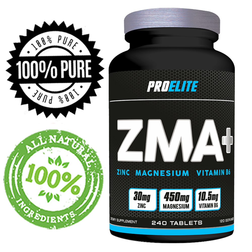240 TABLETS ZMA POWER MUSCLE GROWTH + STRENGTH TESTOSTERONE BOOSTER