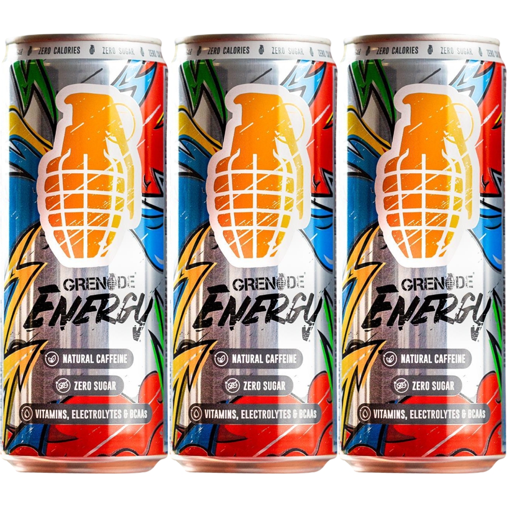 Grenade Energy Drink 1/3/6/9/12x330ml Natural Energy Pre