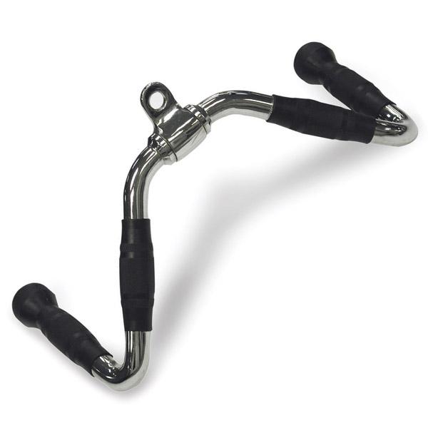 Gym Attachments Row Cable Tricep Rope Bar Twin Revolving Handle Pull Down Seated - Picture 14 of 19