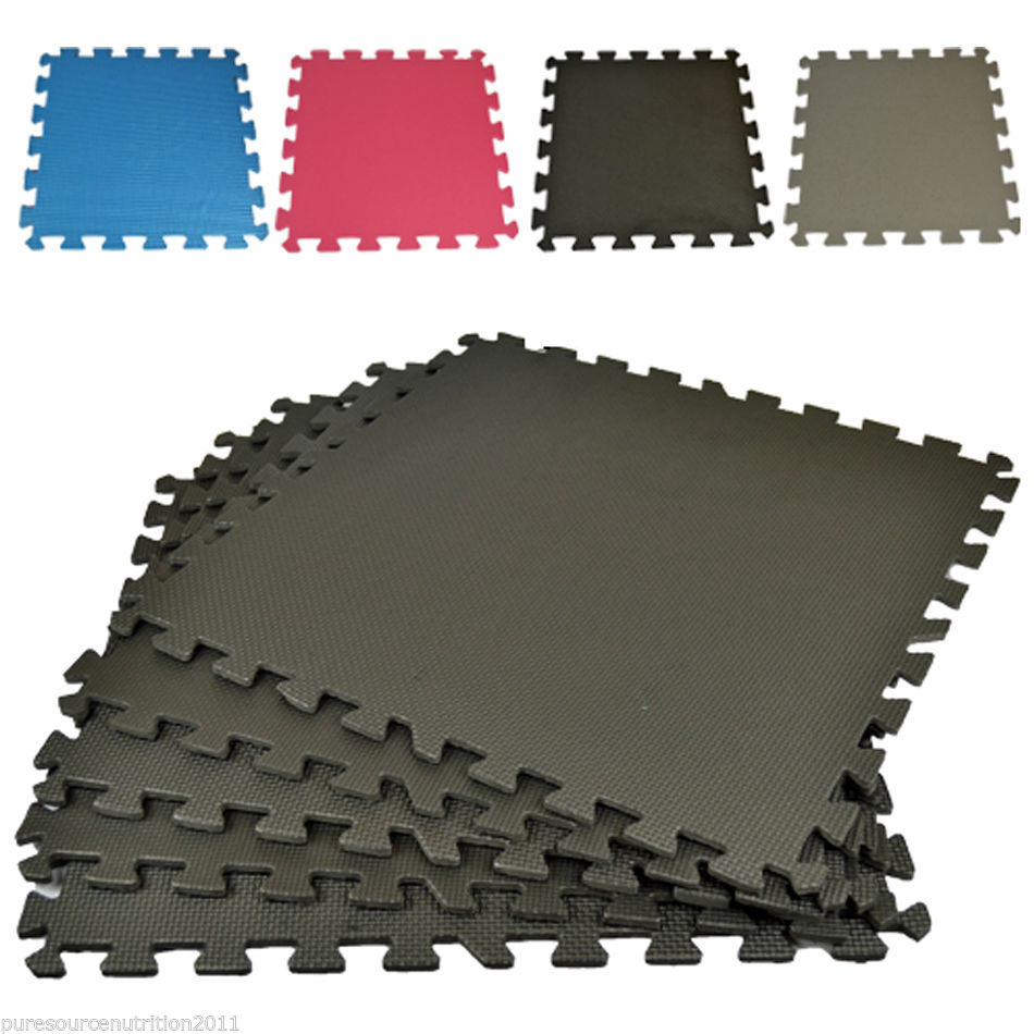 Interlocking EVA Soft Foam Yoga Non Slip Exercise Gym Floor Mats Mat