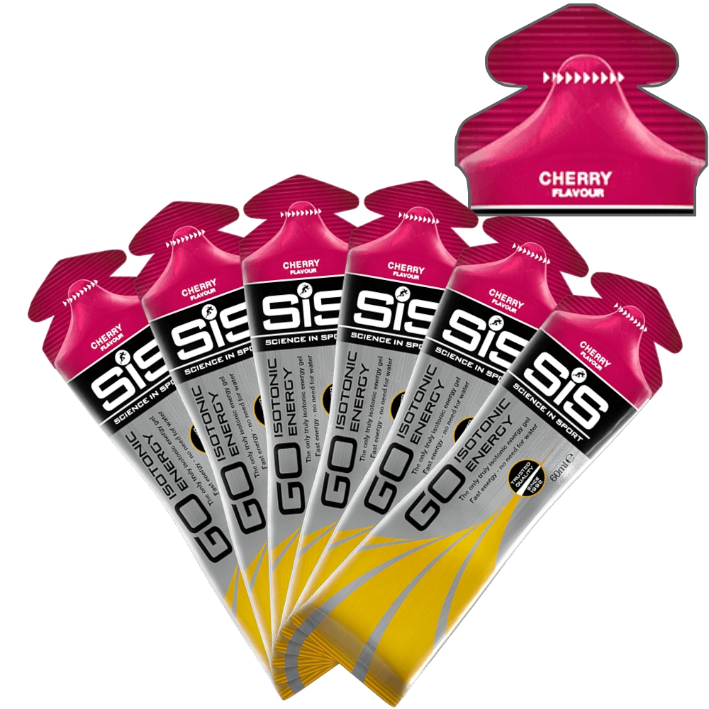 SIS GO CYCLING RUNNING SPORTS ISOTONIC ENERGY GEL SACHETS 6 x 60