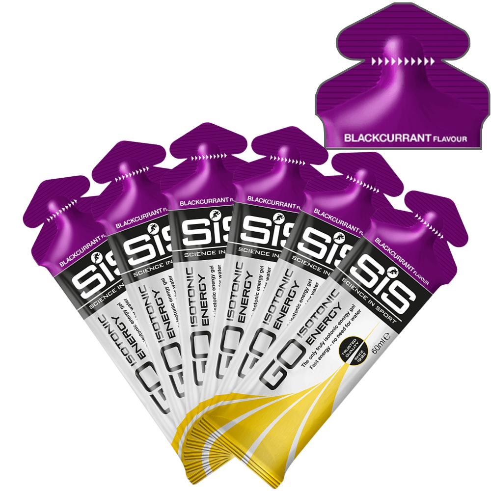 SIS GO CYCLING RUNNING SPORTS ISOTONIC ENERGY GEL SACHETS 6 x 60