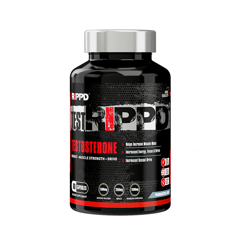 Rippd Anabolic Testosterone Booster 60 Capsules Lean Gain