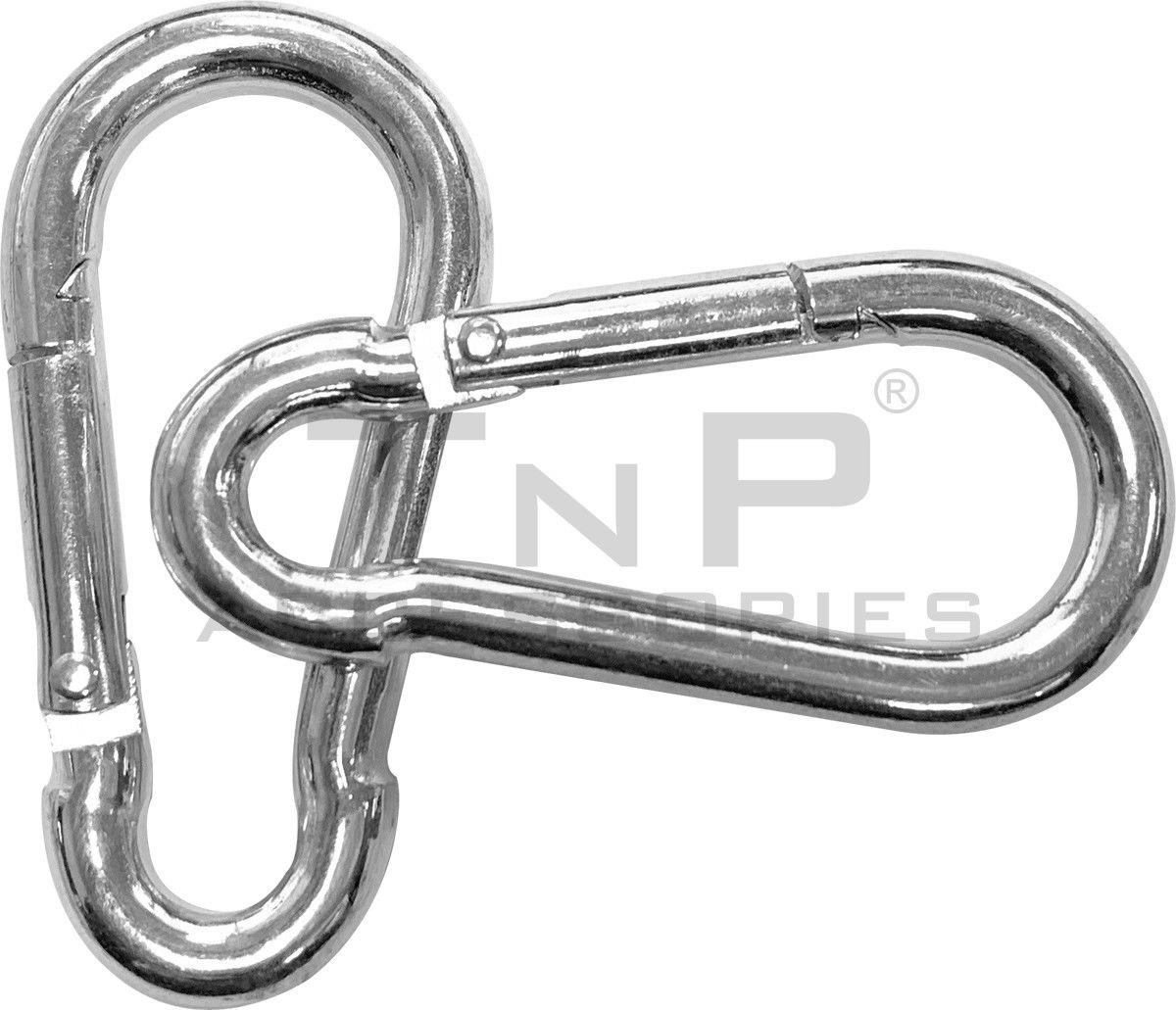 Solid Carabiner Snap Hook CARABINER CLIPS Spring Locking Karabina