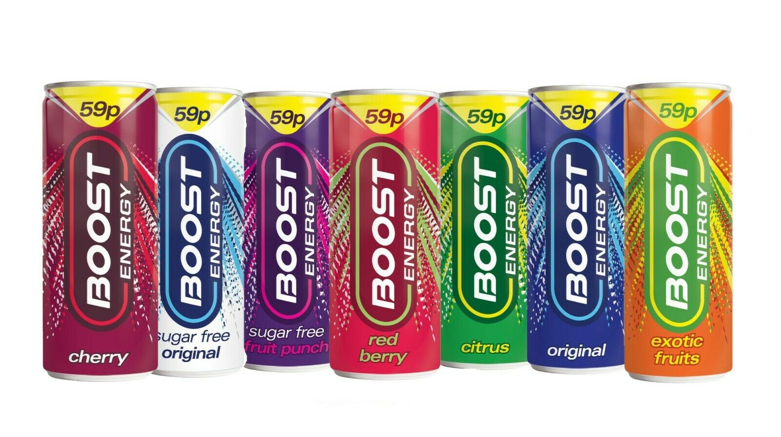 Boost Energy Pack of 1369121824 x 250ml Original,Sugar Free