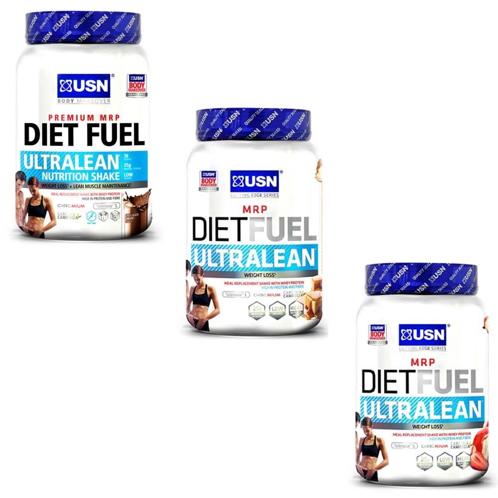 USN Diet Fuel Ultralean 1Kg Meal Replacement Shake Weight Loss Protein