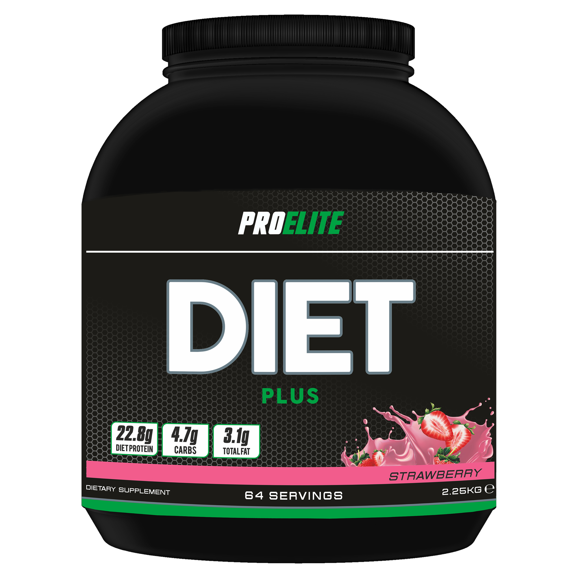 Pro Elite Diet Plus Protein Powder 2.25kg Meal Replacement Weight