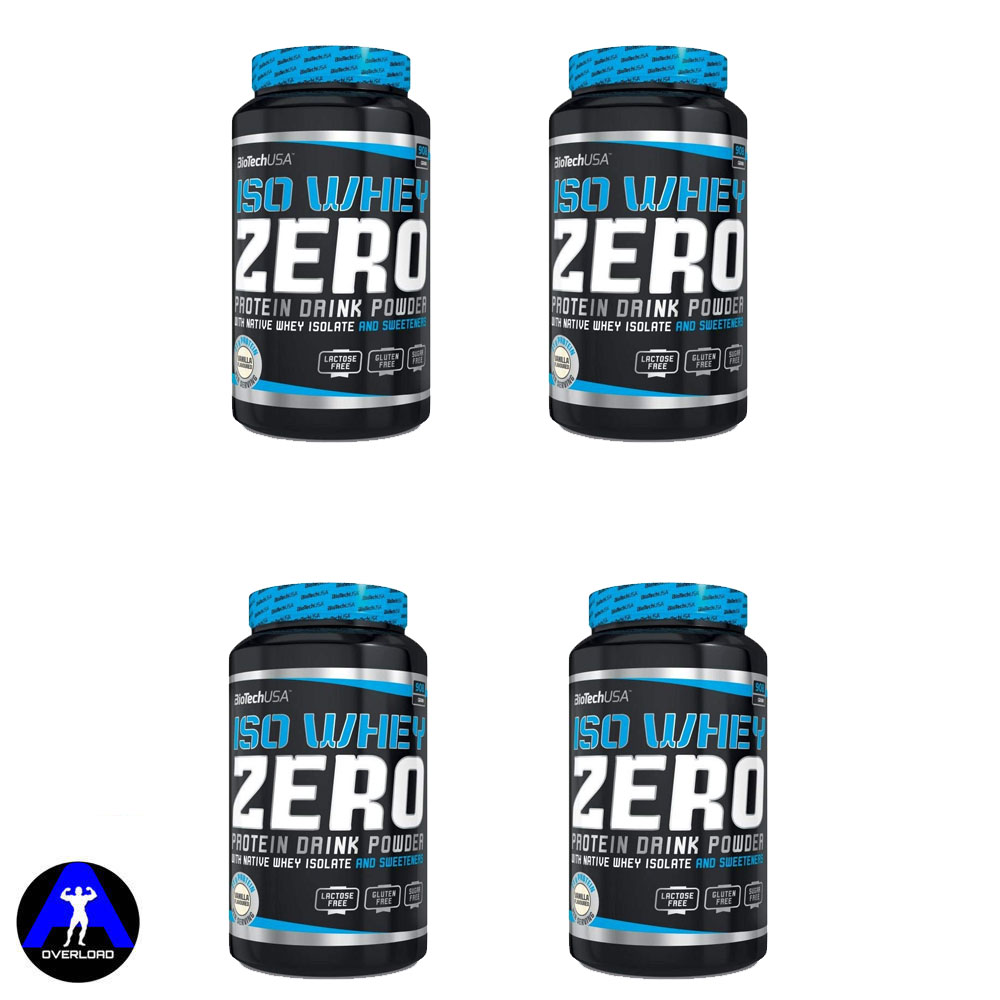 Biotech USA Iso Whey Zero Protein Powder Lactose Gluten Free Isolate ...