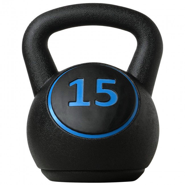 3pcs Kettlebell Set Kettlebells Weight Weights Sets Exercise Gym+Rack