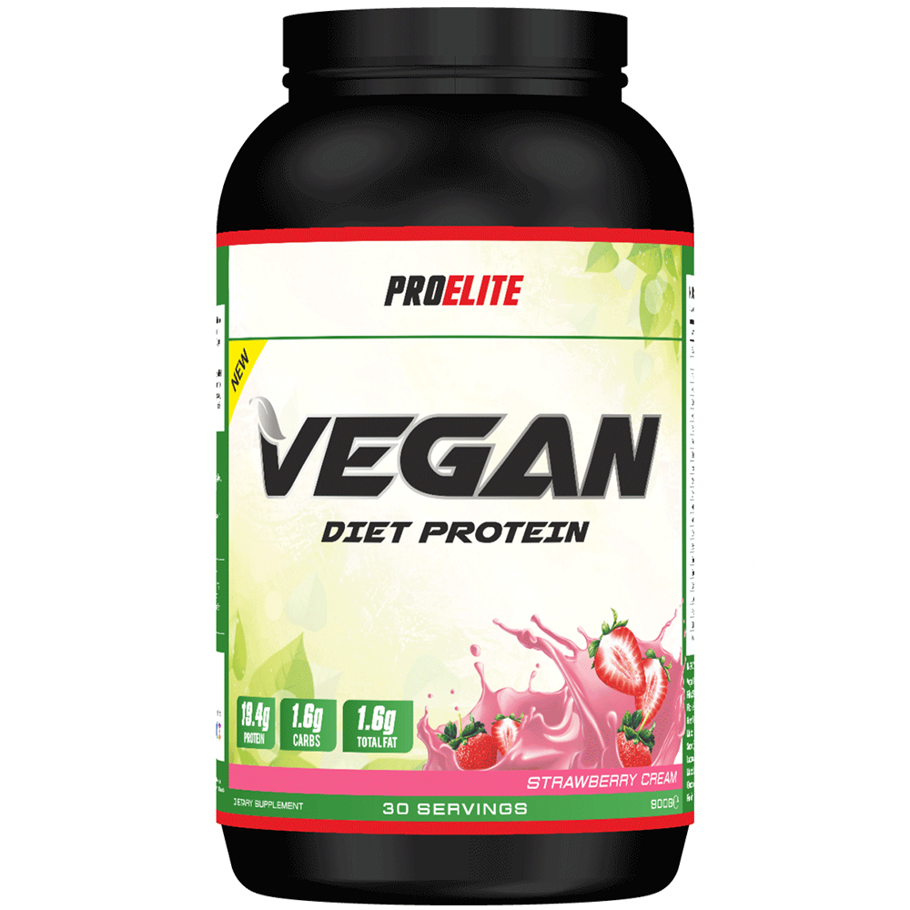 Pro Elite Vegan Diet Protein Powder 900g NON-GMO Gluten Free Pea Rice ...