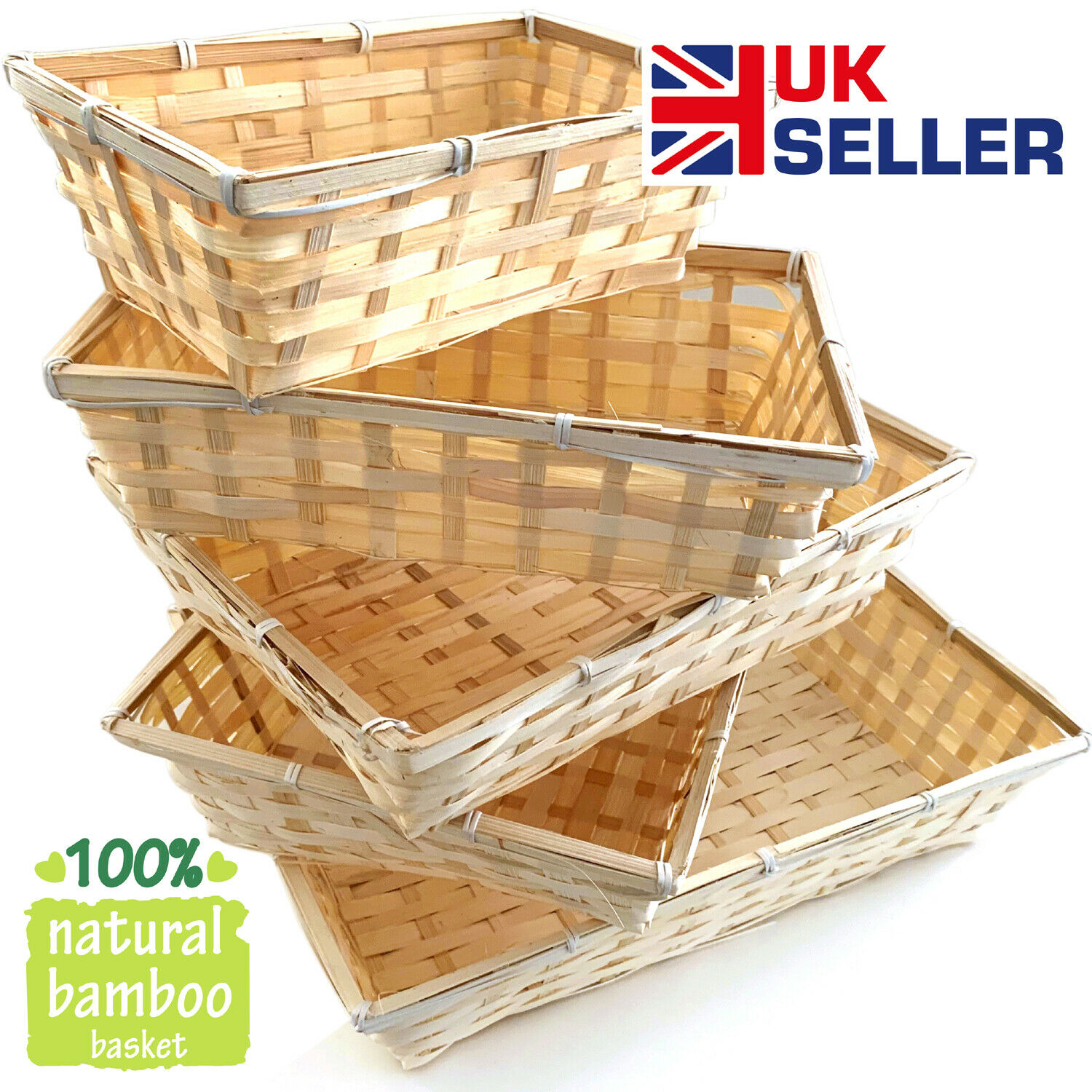 Wicker Gift Hamper Basket Him / Her DIY Craft Storage Box Empty