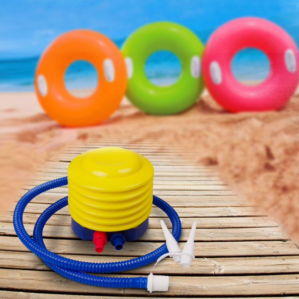 Foot Air Pump Inflator for Swimming Ring Balloon /& Yoga Ball Plastic Inflatable