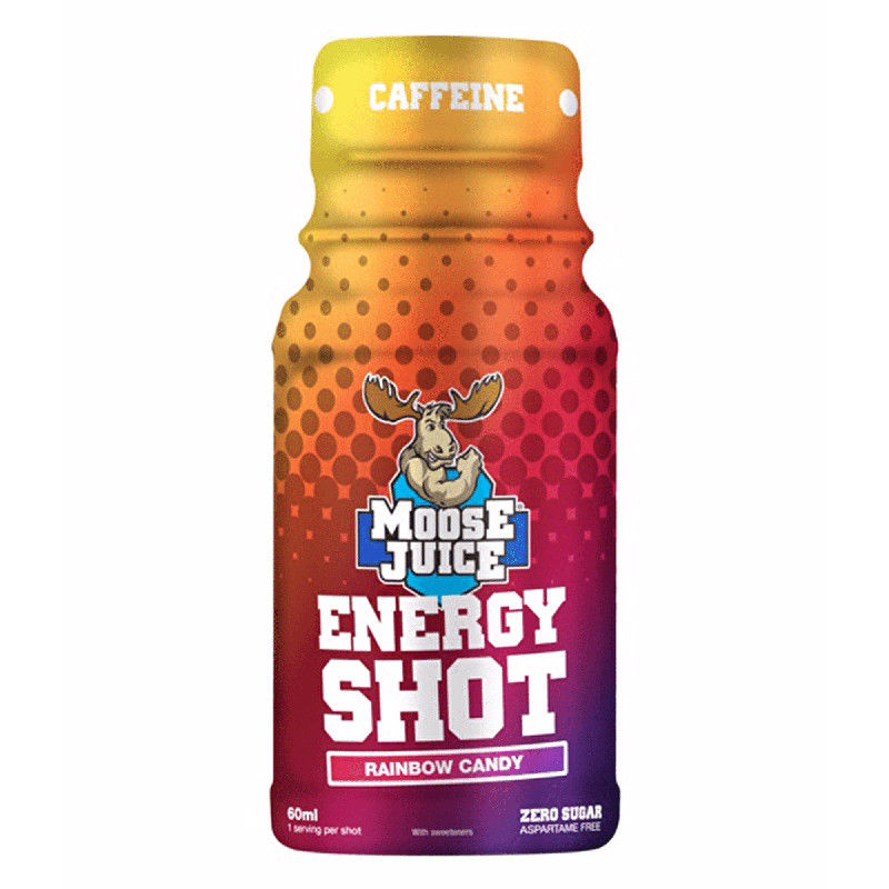 Muscle Moose Juice Energy Shots 12 x 60ml with BCAA & Extreme Energy