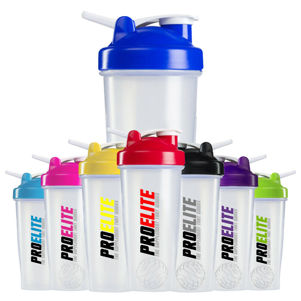Pro Elite Transparent Protein Shaker BCAA Pre Workout Mixer 600ml eBay