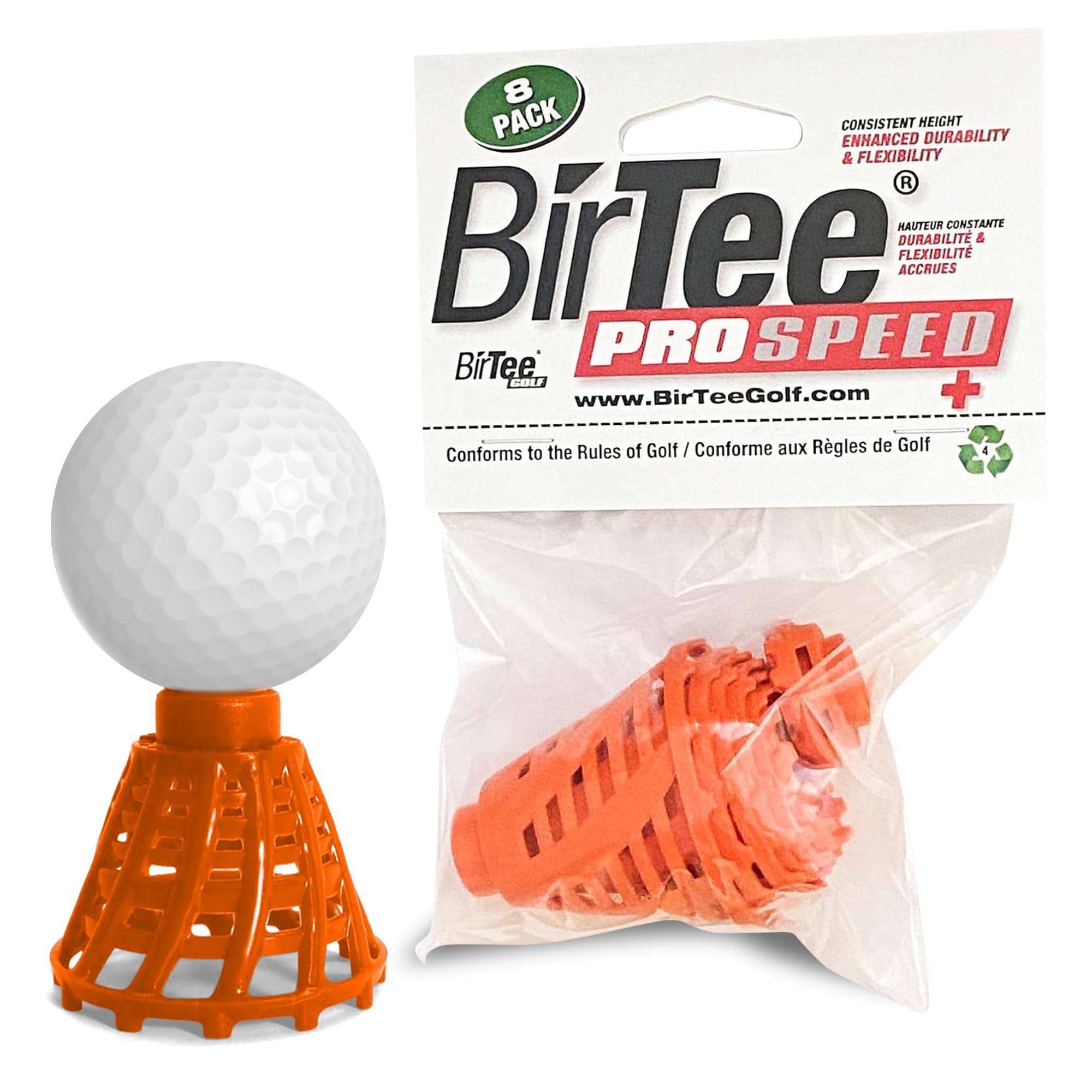 BirTee PRO Speed PLUS Golf Tees - 8 Pack. Indoor/Simulator/Winter Durable Tees BirTee PRO Speed PLUS Golf Tees - 8 Pack. Indoor/Simulator/Winter Durable Tees