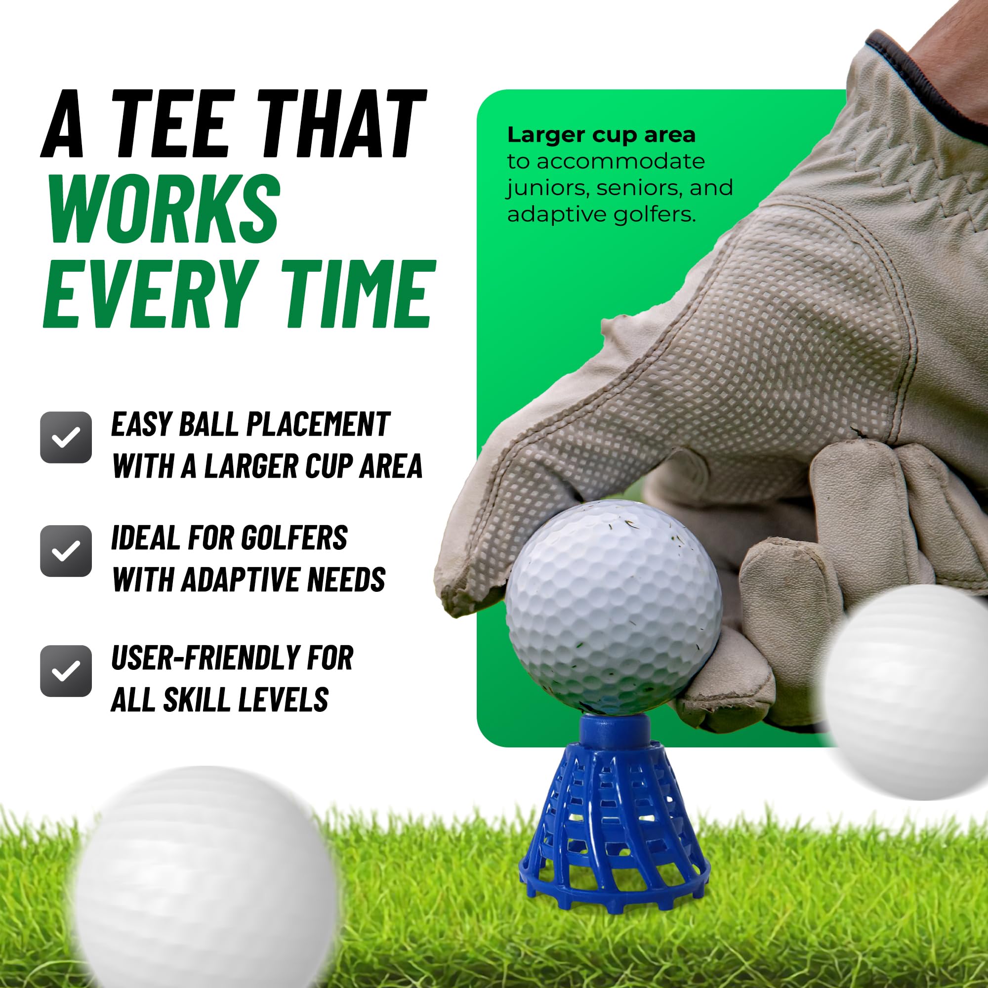 BirTee PRO Speed PLUS Golf Tees - 8 Pack. Indoor/Simulator/Winter Durable Tees BirTee PRO Speed PLUS Golf Tees - 8 Pack. Indoor/Simulator/Winter Durable Tees
