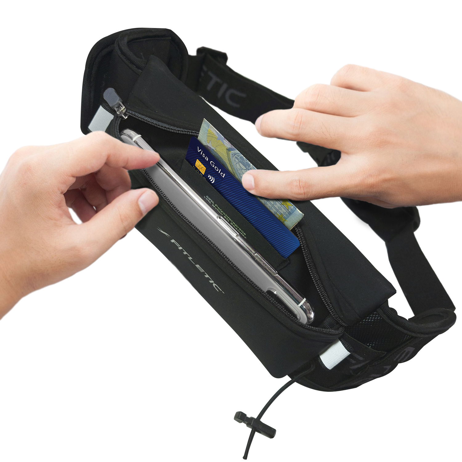 Fitletic - Ultimate II Running Belt With Gel Loops (One Size)
