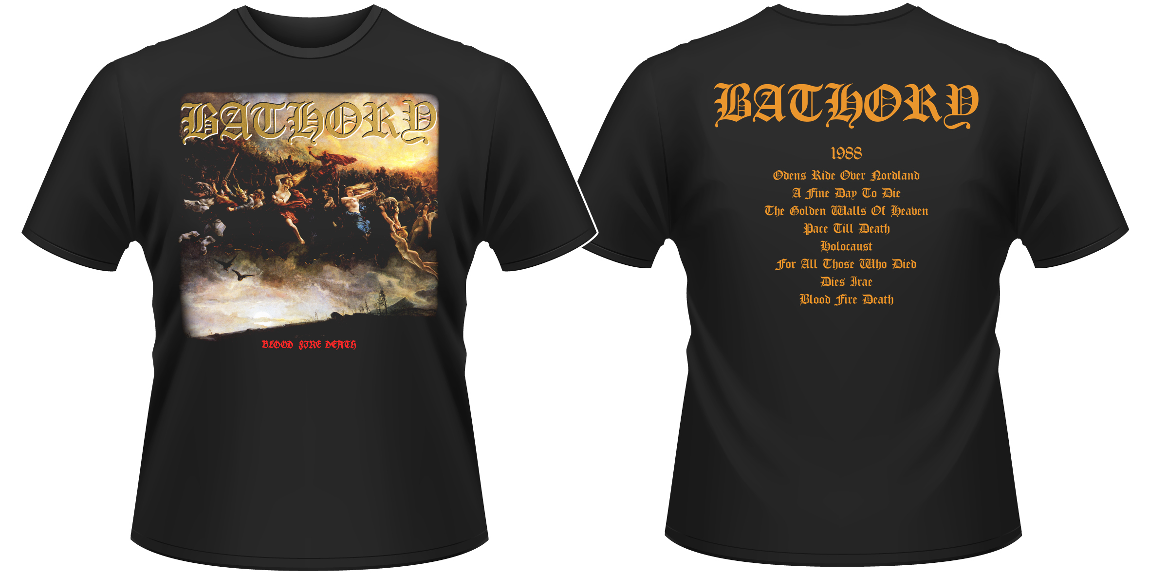 bathory blood fire death shirt