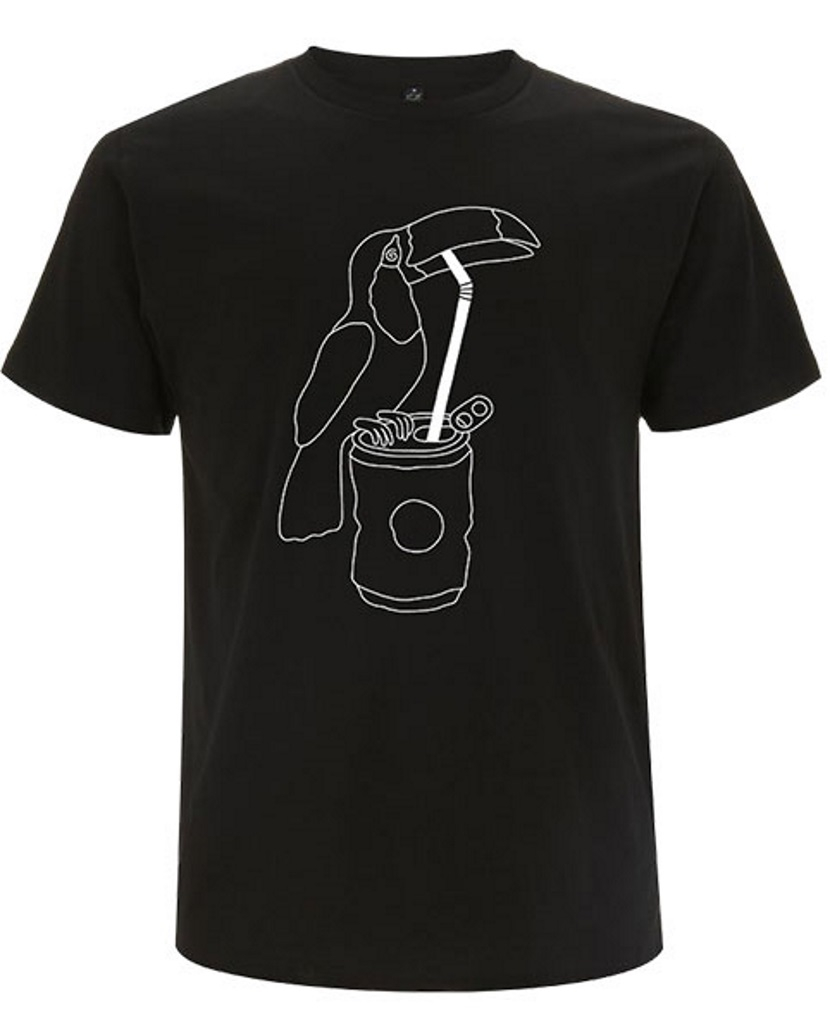 Catfish And The Bottlemen Toucan Black T-Shirt OFFICIAL