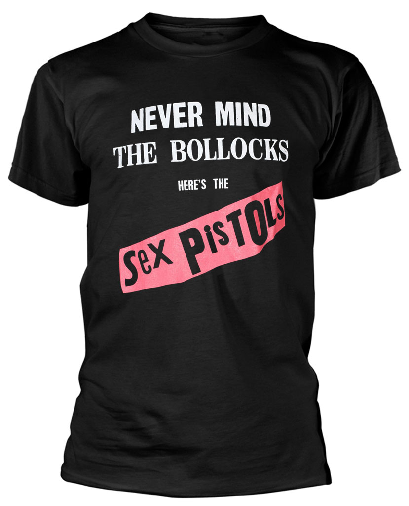 Sex Pistols Never Mind The Bollocks Black T-Shirt NEW OFFICIAL | eBay