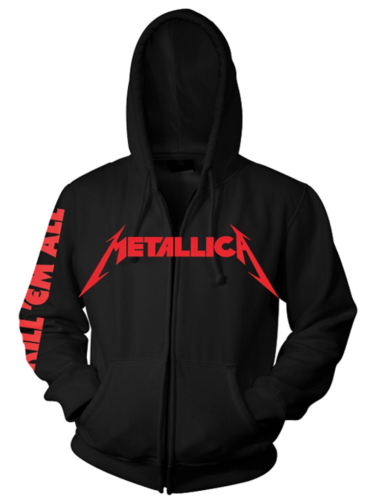 metallica hoodie kill em all