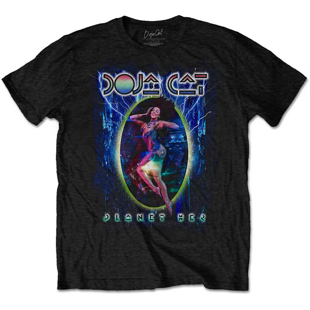 Doja Cat／ドージャキャット／PLANET HER／Tシャツ／バンt Doja Cat Planet Her Black T-Shirt NEW OFFICIAL | eBay