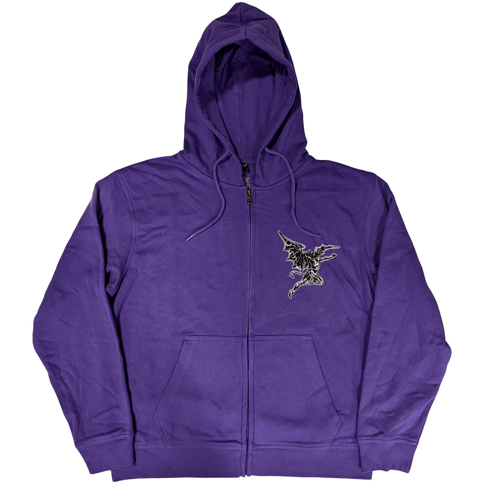 Sabbath & - Hoodie | Up Zip (Purple) Black eBay NEW \'Henry OFFICIAL! Logo\' Pocket