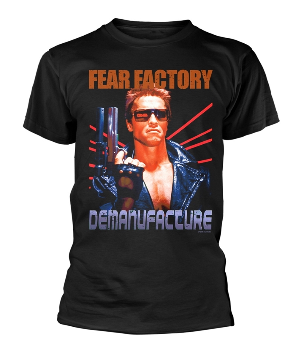 フィアファクトリーTシャツFEAR FACTORYバンドTシャツ ターミネーター Fear Factory Terminator Black T-Shirt NEW OFFICIAL | eBay