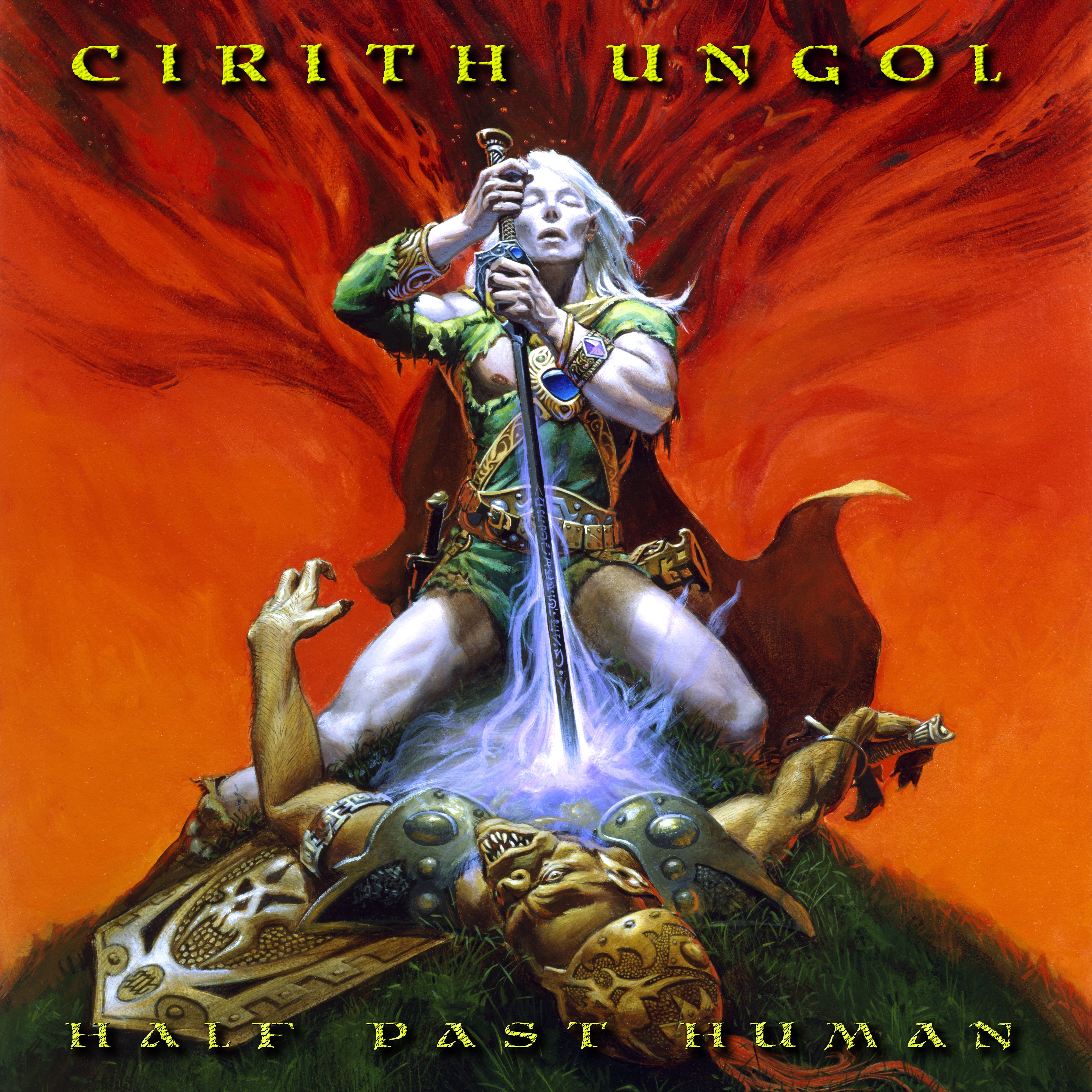 Cirith Ungol Half Past Human EP Yellow Marbled Vinyl NEW SEALED