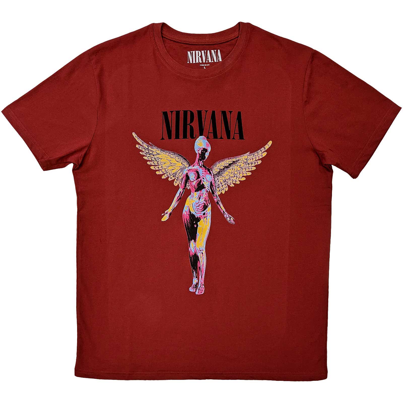 Nirvana In Utero Red T-Shirt NEW OFFICIAL | eBay