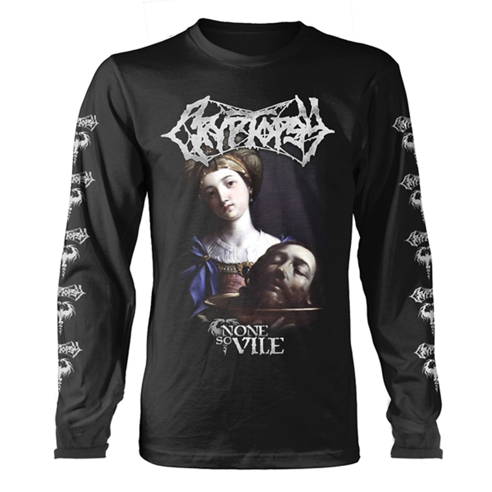 Cryptopsy None So Vile Black Long Sleeve Shirt NEW OFFICIAL