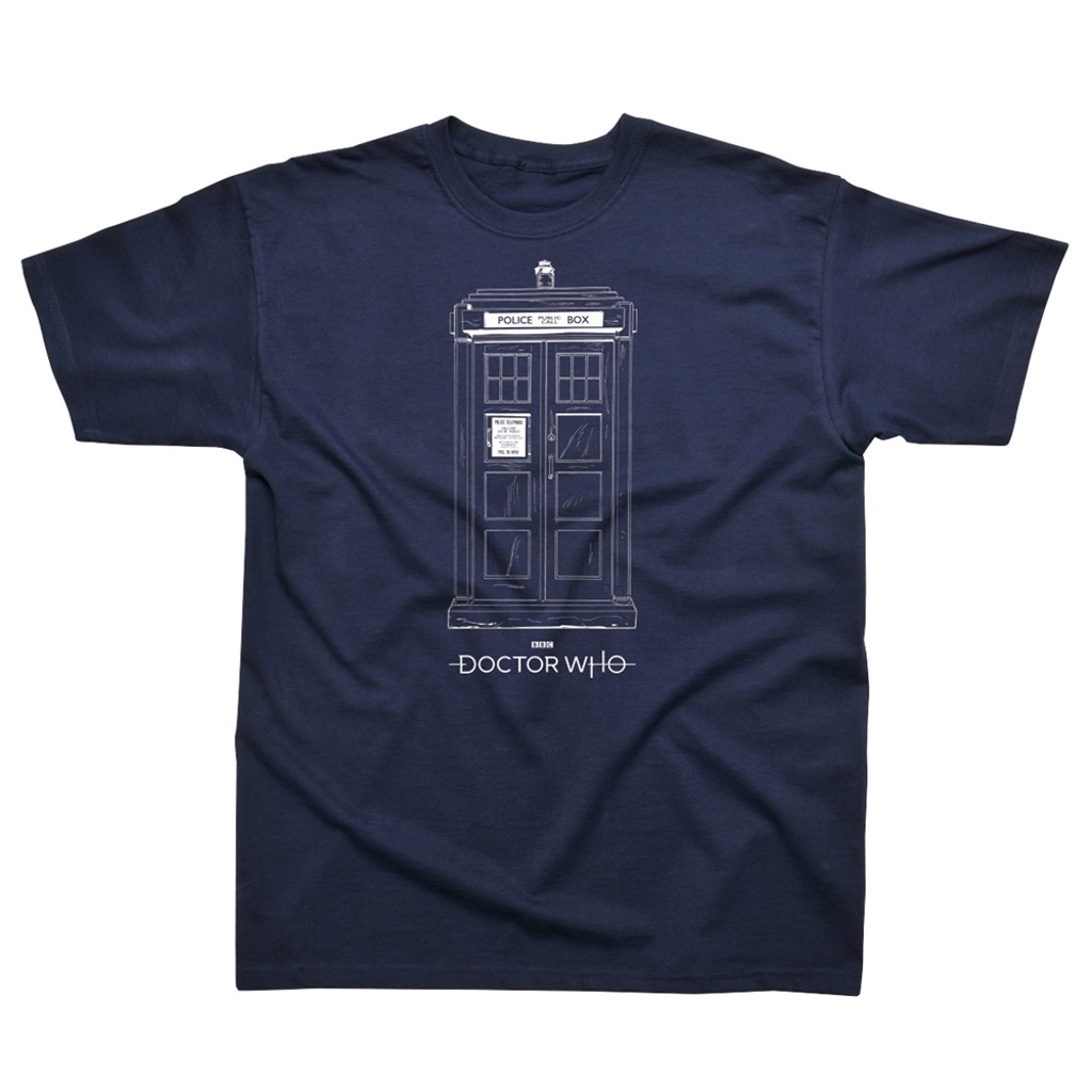 Doctor Who 'Tardis' (Blue) T-Shirt - NEW & OFFICIAL! | eBay