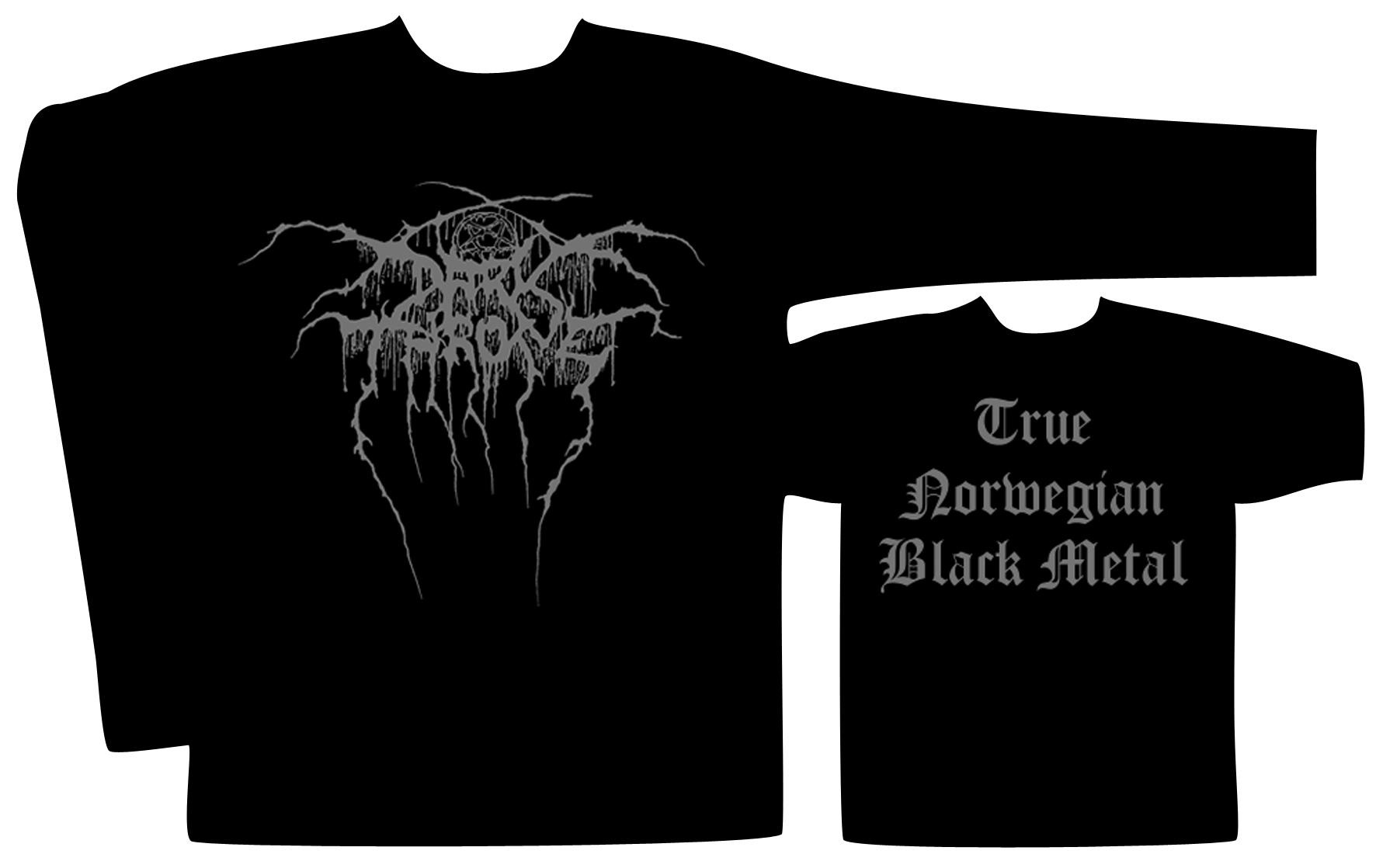 black metal long sleeve shirt