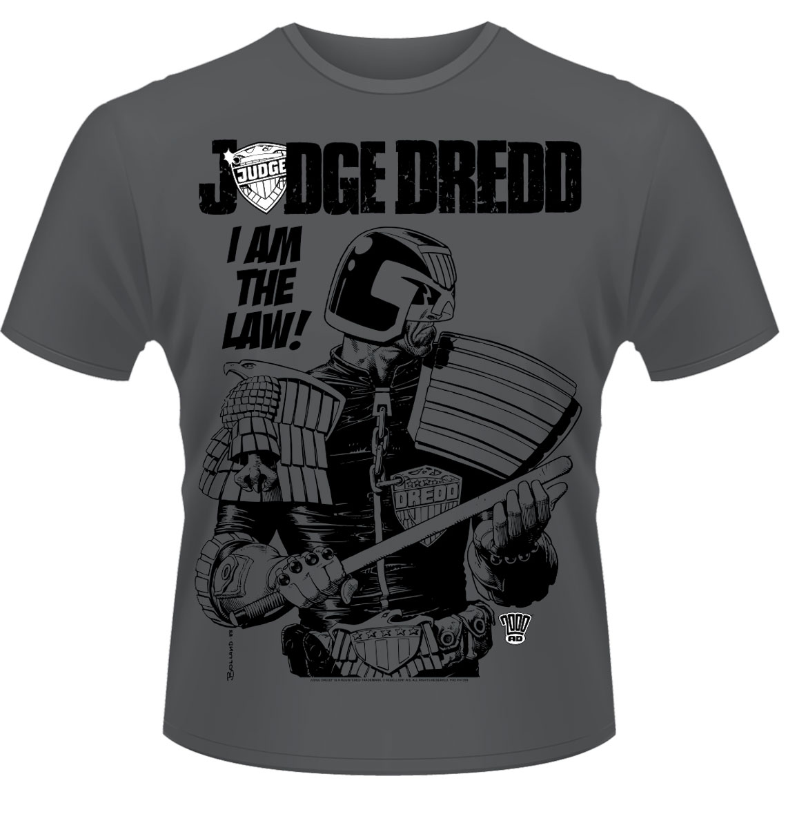 Judge Dredd 'I Am The Law 3' T-Shirt - NEW & OFFICIAL! - Afbeelding 1 van 1