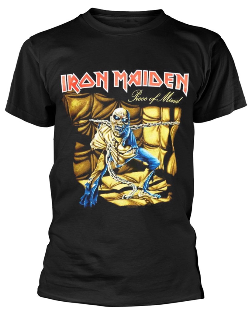 Iron Maiden 'Piece Of Mind' T-Shirt - NEW & OFFICIAL! | eBay