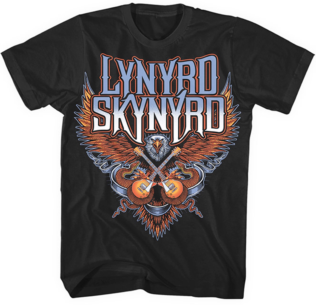 Lynyrd Skynyrd Crossed Guitars T Shirt NEW & OFFICIAL EBay.