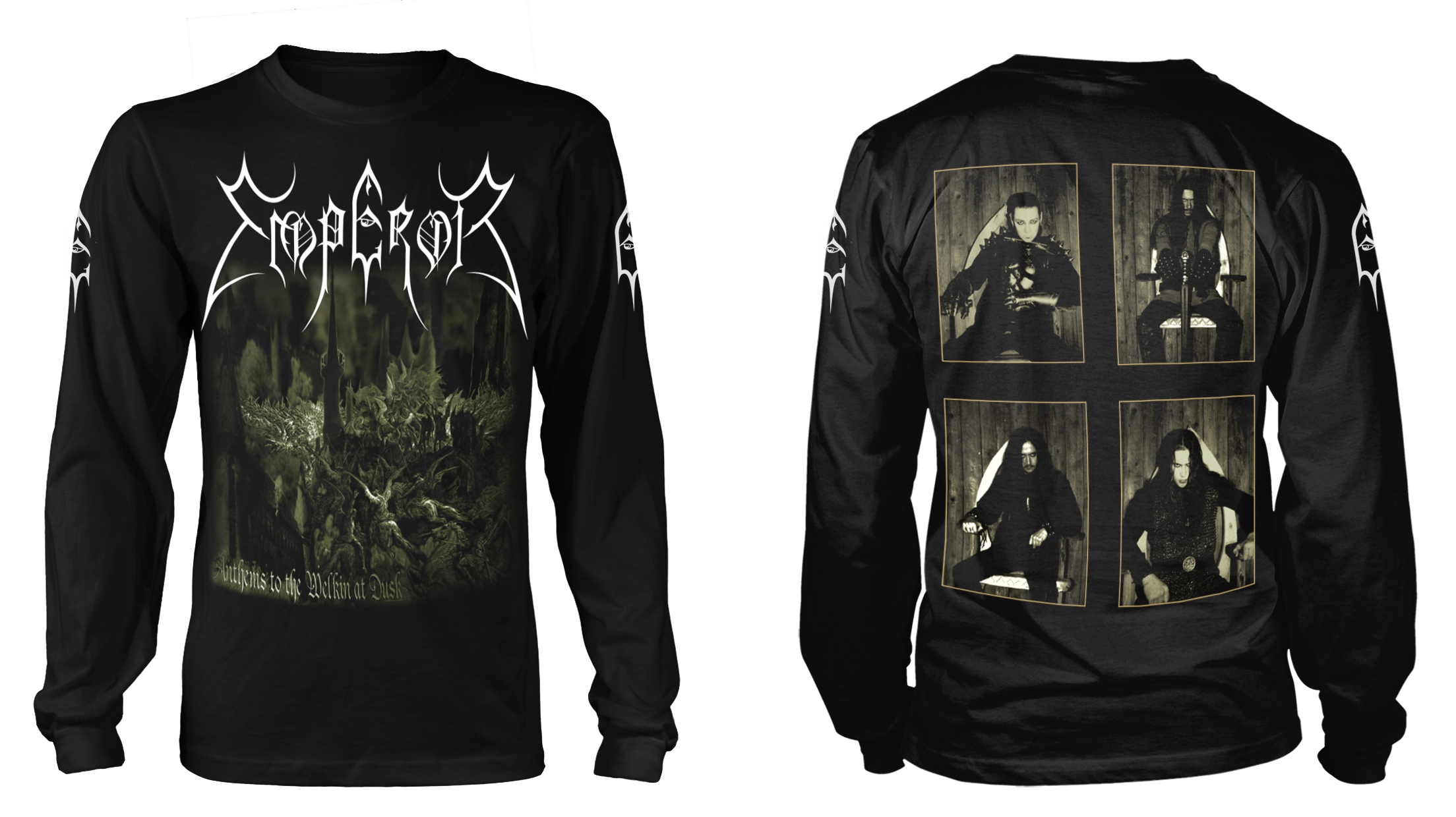 Emperor 'Anthems To The Welkin At Dusk' Long Sleeve Shirt - NEW & OFFICIAL | eBay