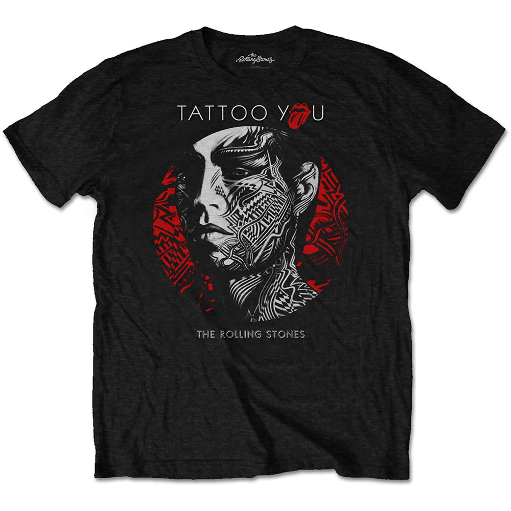 Rolling Stones Tattoo You Tシャツ Mサイズ The Rolling Stones Tattoo You Circle Black T-Shirt NEW OFFICIAL | eBay