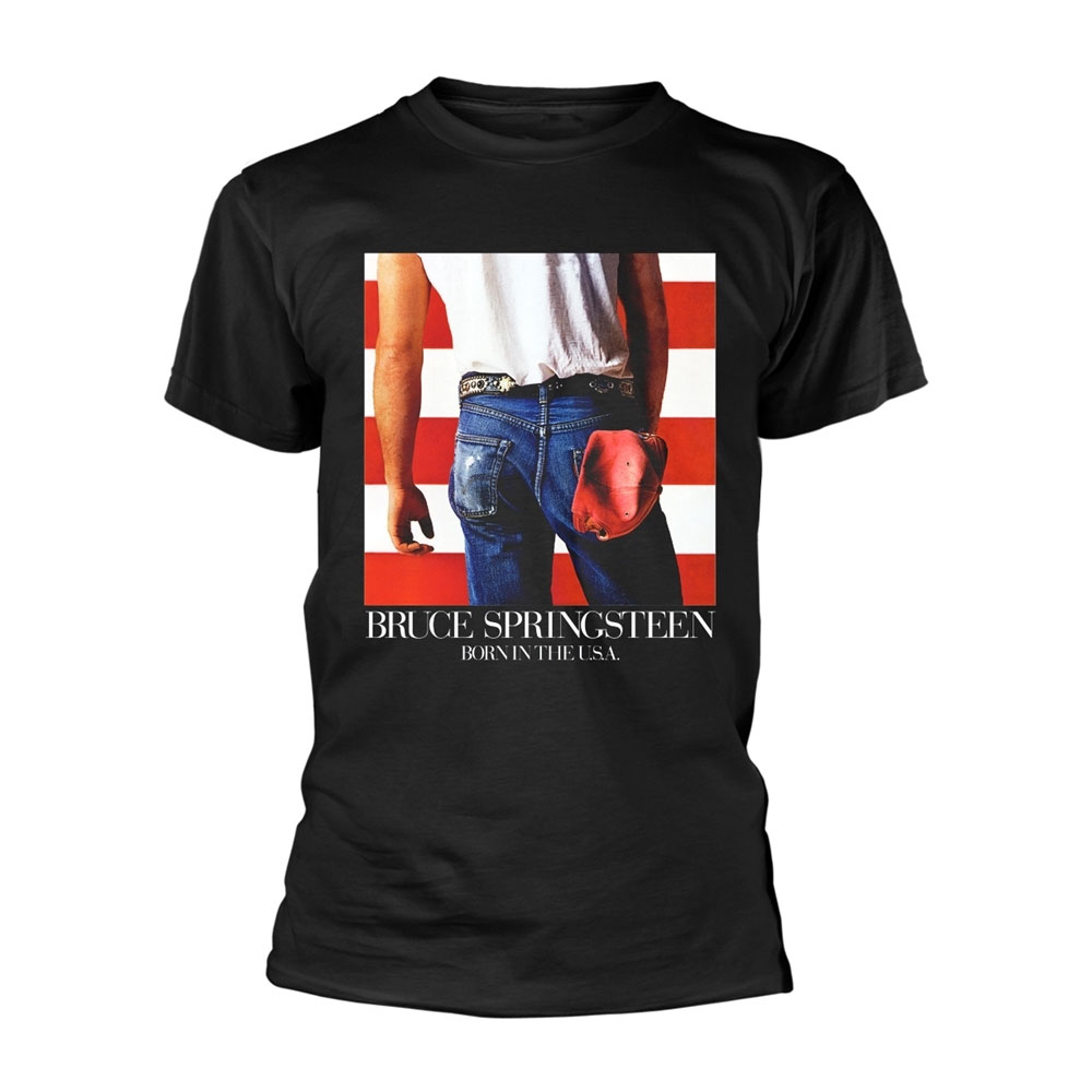 Bruce Springsteen Born in the USA Black T-Shirt NEW OFFICIAL | eBay