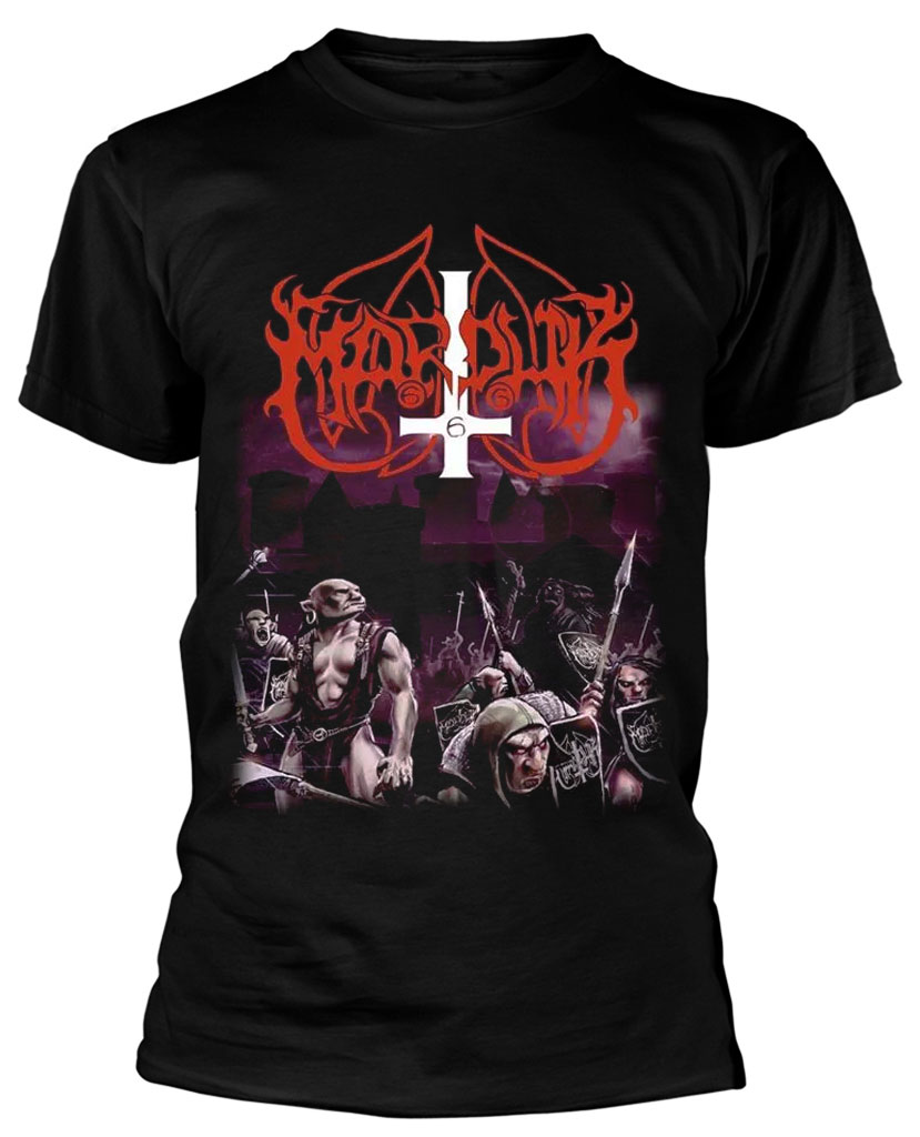 Marduk 'Heaven Shall Burn' Official Band T-Shirt - Black, 100% Cotton, Unisex Regular Fit (Medium)
