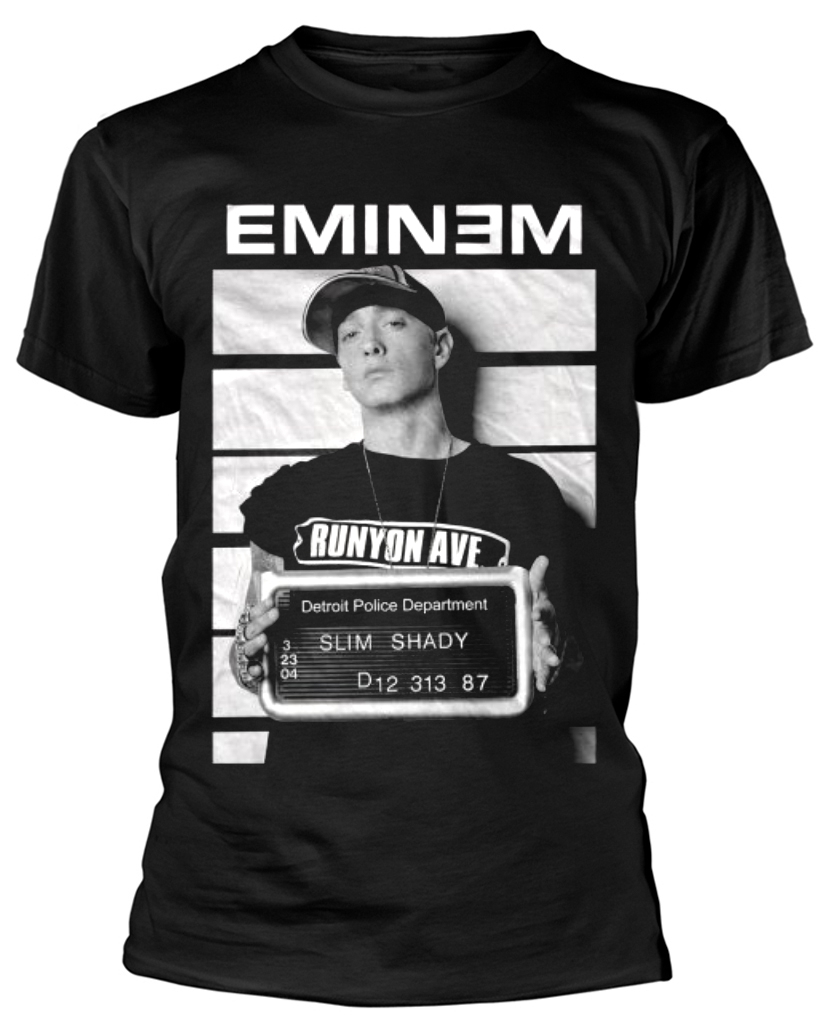 Eminem 'Arrest' (Black) T-Shirt - NEW & OFFICIAL! | eBay