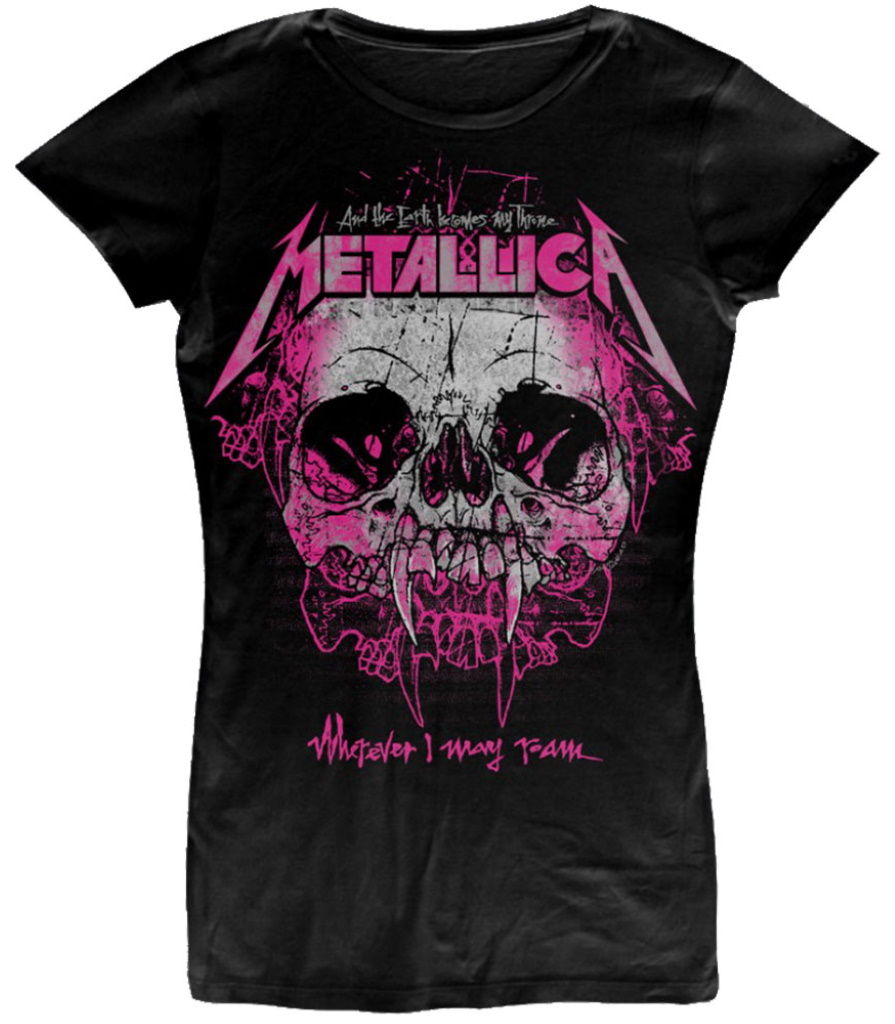 metallica shirts for women