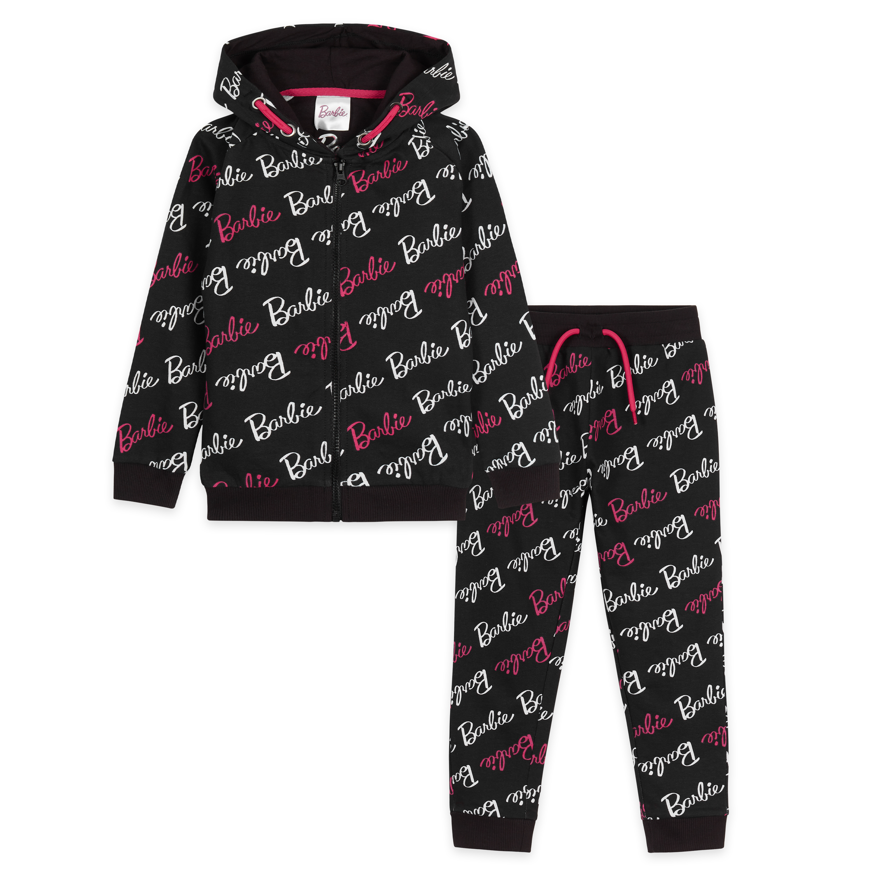 Kids Girls Barbie Printed Pullover Hoodies And Sweatpants 2 Piece Casual  Outfit Set Jogging Tracksuit Sweatshirt Gifts For Age 7-14years