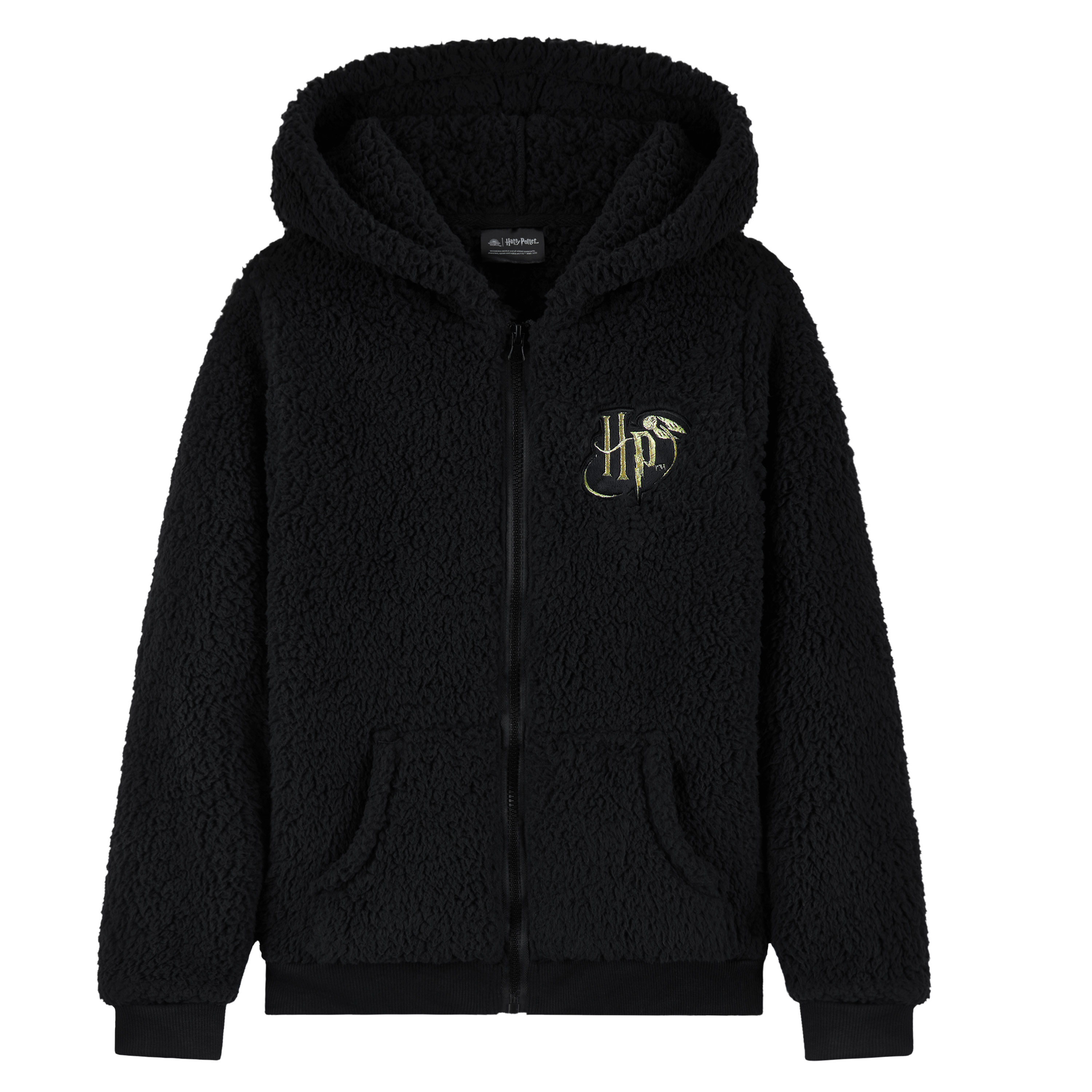 Harry Potter Sherpa Hoodie for Girls Zip Up Fleece Fluffy Hoodie