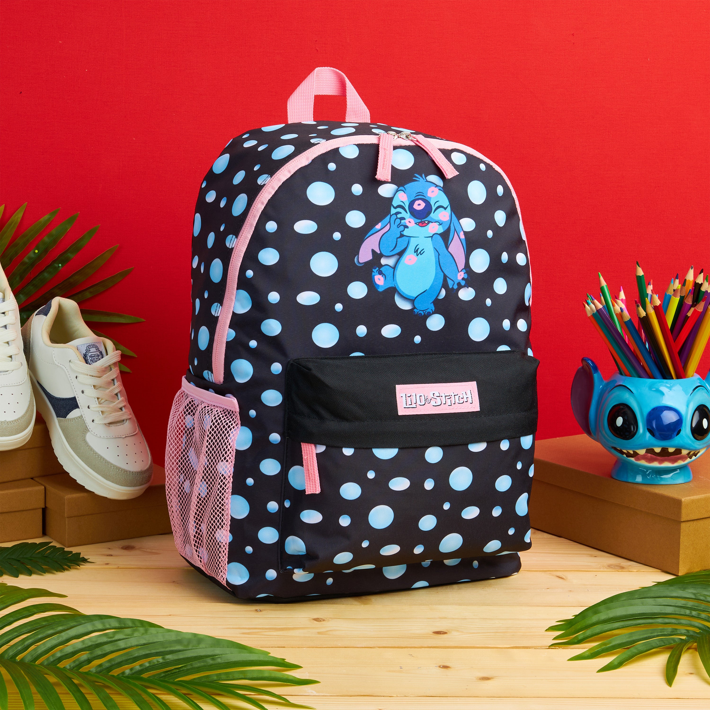 Nouveau Kawaii Disney Stitch Garçon Fille Enfants École Livre Sacs Femmes  Bagpack Adolescents Sacs d'école Toile Voyage Ordinateur portable Sac à dos