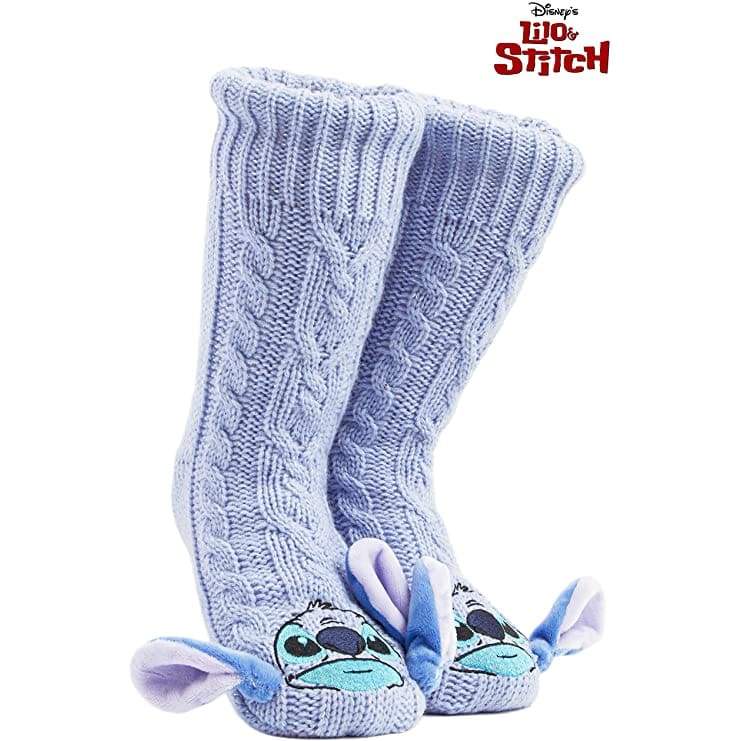  Disney Fluffy Socks Women, Stitch Multipack Slipper Socks, Stitch  Gifts (Pink/Blue Hearts) : Clothing, Shoes & Jewelry
