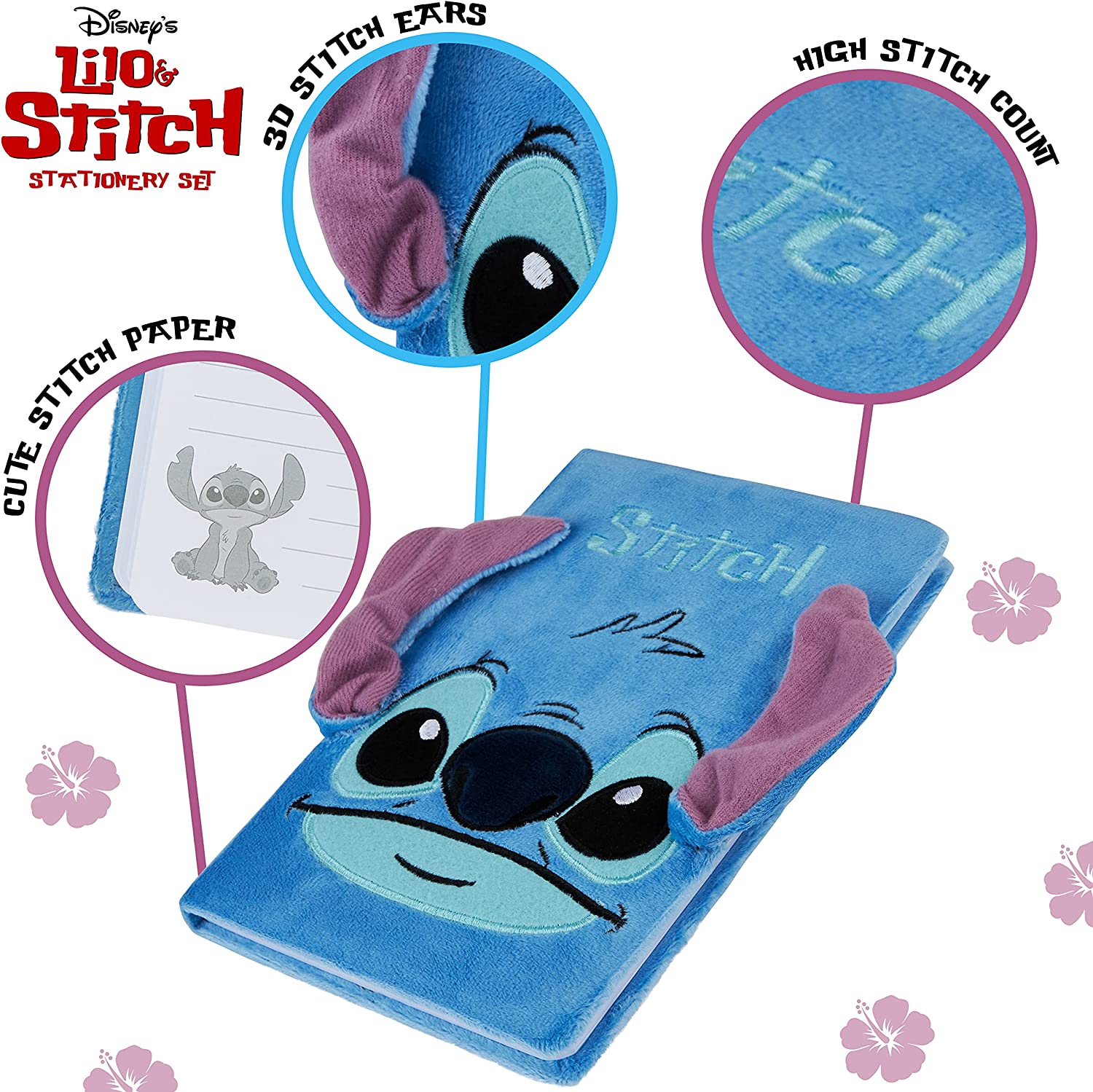 Buy Claire's Disney Stitch With Dividers - Lilo and Stitch Gifts for Girls  Back to School Stationary Writing Pad with Lined Paper Spiral Bound Notepad  Online at desertcartINDIA